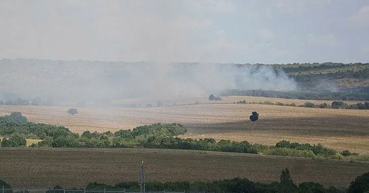 Bulgaristan sınırında çıkan yangın kontrol altına alındı