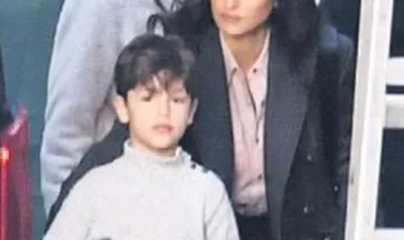 İtalya’da oğluyla sette