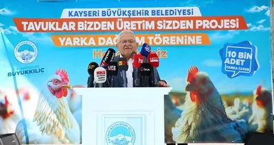 Kayseri'de kırsalda yaşayan kadınlara 10 bin tavuk dağıtıldı #kayseri