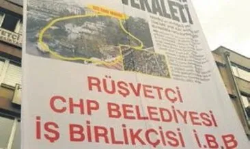 MHP Beşiktaş İlçe Başkanlığı’ndan ranta afişli protesto