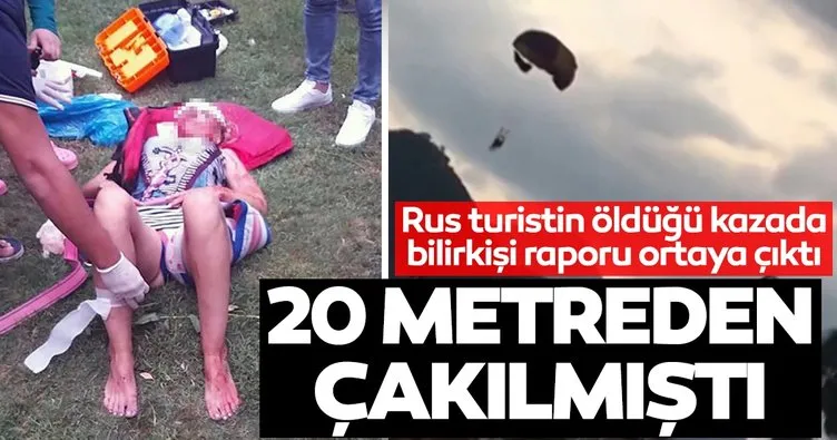 Son dakika: Antalya’da Rus turist paraşüt kazasında ölmüştü! Bilirkişi raporu ortaya çıktı!