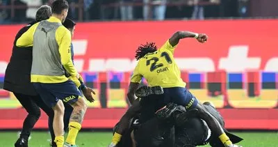 SON DAKİKA: Trabzonspor - Fenerbahçe maçında ortalık bir anda karıştı! Maç biter bitmez taraftarlar ve futbolcular kavga etti