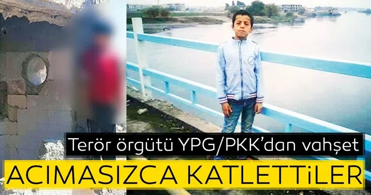 Terör örgütü YPG/PKK’dan vahşet! Çocukları acımasızca katlettiler