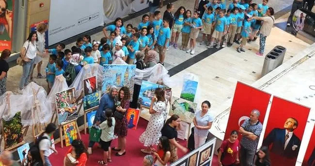 Tarsus Milli Eğitim müdürlüğü’nün yıl sonu geleneksel resim sergisi açıldı