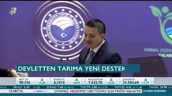 Devletten tarıma yeni destekler