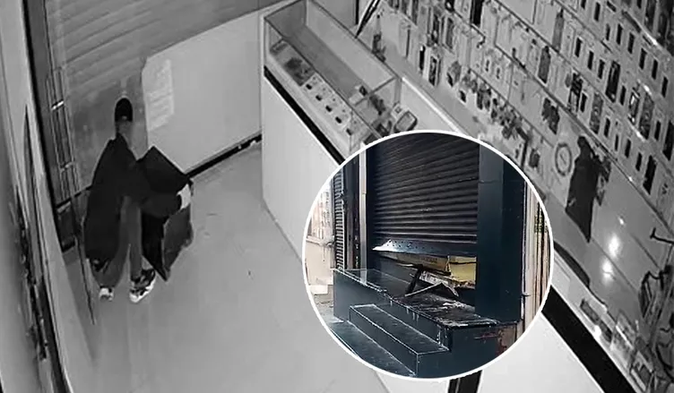 Yer İstanbul Esenyurt: 200 kiloluk kasayı bakın nasıl çaldılar!