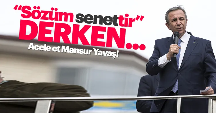 Mansur Yavaş'ın senet skandalına çarpıcı yorum