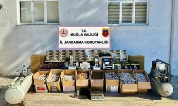 Muğla’da 1 milyon doldurulmuş makaron ele geçirildi #mugla