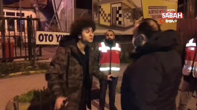 İstanbul'da sokağa çıkma yasağını delen genç polise yakalanınca böyle tepki gösterdi “Allah bana...” | Video