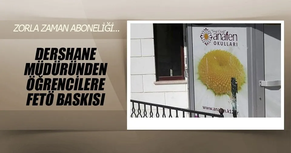 dershane mudurunden ogrencilere feto