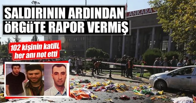 DEAŞ’lı terörist Durmaz, Ankara Gar saldırısı sonrası örgüte rapor vermiş
