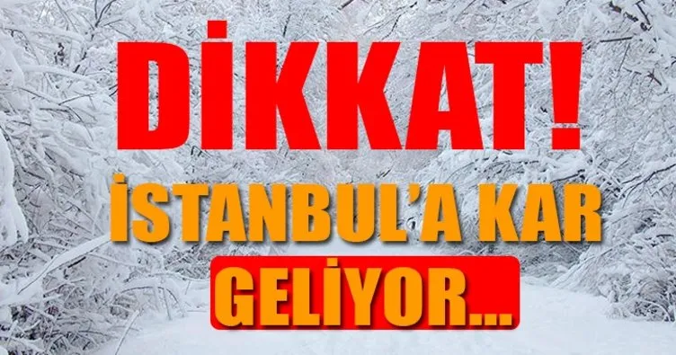 İstanbul hava durumu bugün nasıl? İstanbul’a ne zaman kar yağacak?