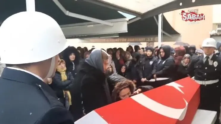 Şehit polis Sevda Kuş, memleketi Tekirdağ'da gözyaşlarıyla uğurlandı