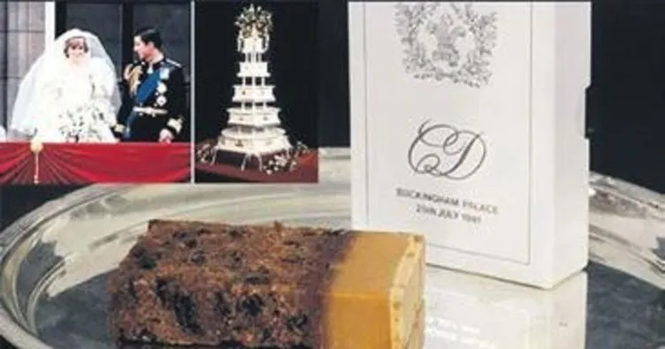 Diana ve Charles’ın düğün pastası açık artırmada