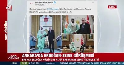 Başkan Erdoğan, Nijer Başbakanı Zeine’yi kabul etti