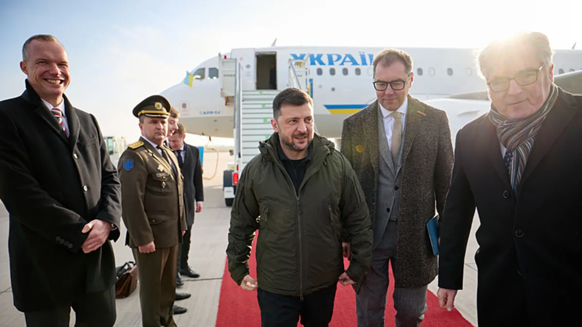 Ukrayna Devlet Başkanı Zelenskiy, Almanya’da Ukrayna Devlet Başkanı Zelenskiy, Almanya’da