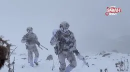 Azerbaycan Özel Kuvvetleri’nden zorlu kış şartlarında tatbikat