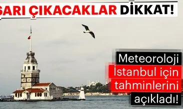 Meteoroloji’den son dakika hava durumu uyarısı! Bugün İstanbul’da yağış olacak mı?