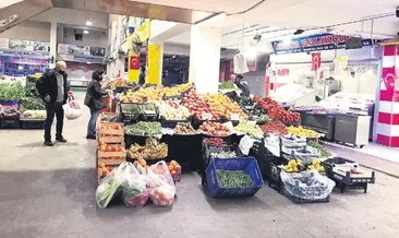 Başkentte çarşı pazar karıştı