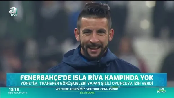 Fenerbahçe'de Isla Riva kampında yok