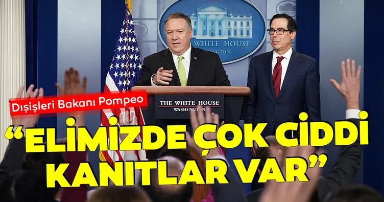 ABD Dışişleri Bakanı Pompeo’dan son dakika İran açıklaması!