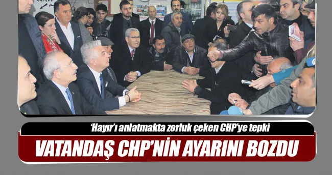 Vatandaş, CHP’nin ayarını bozdu