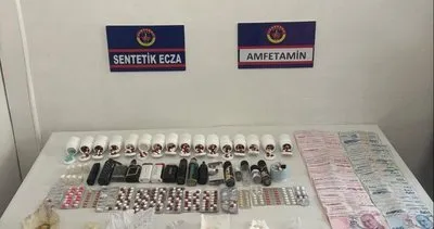 Manisa'da uyuşturucu operasyonu: Yüklü miktarda sentetik hap ve nakit para ele geçirildi #manisa