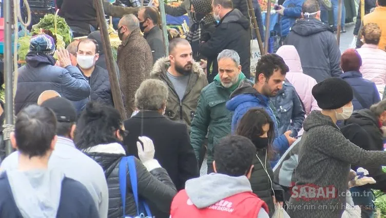 Son dakika: İstanbul Avcılar’daki pazarda dikkat çeken kalabalık! Etrafındaki kişilerin canını hiçe saydılar!