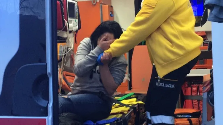 Beşiktaş’ta otomobilde darp edilen kadını çığlıkları kurtardı