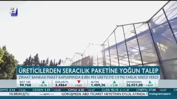 Üreticilerden seracılık paketine yoğun talep
