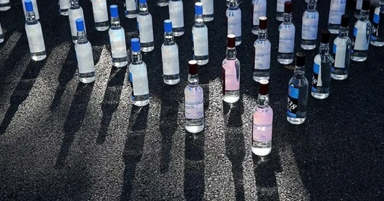 İzmir’de 462 litre kaçak içki ele geçirildi