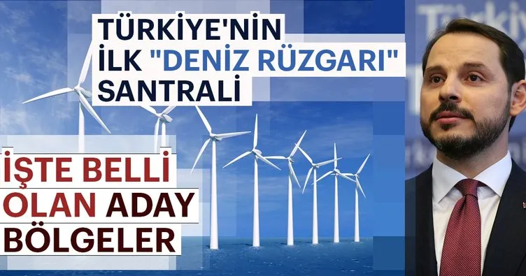 Türkiye’nin ilk deniz rüzgarı santrali için aday bölgeler belli oldu