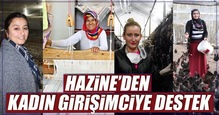 Hazine’den kadın girişimciye destek
