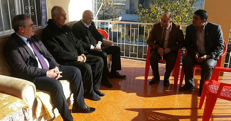 Kaymakamdan şehit ailelerine ziyaret