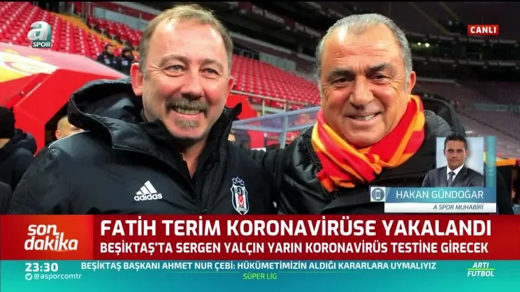 Beşiktaş teknik direktörü Sergen Yalçın corona virüsü testine girecek