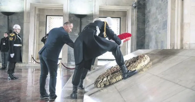 Haber kameramanları Anıtkabir’de