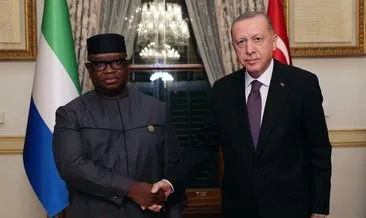 Başkan Erdoğan, Sierra Leone Cumhurbaşkanı Julius Maada Bio ile görüştü