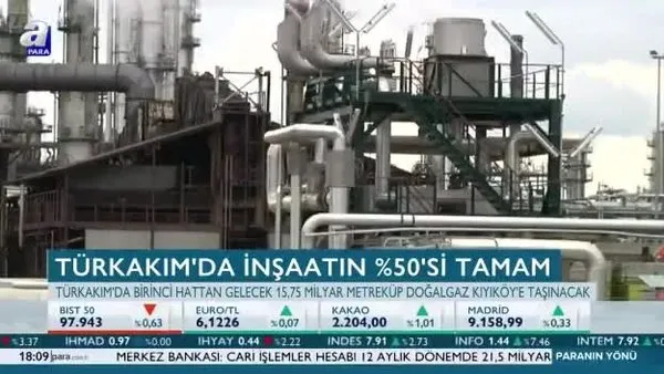 TürkAkım'da inşaatın yüzde 50'si tamam