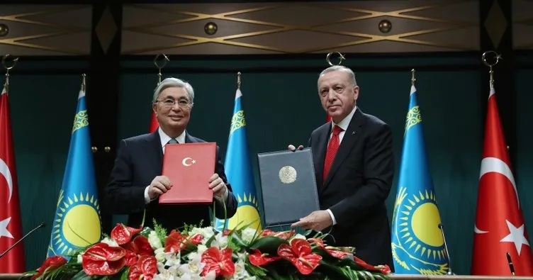Son dakika: Kazakistan’la 15 tarihi anlaşma! Başkan Erdoğan yeni hedefi duyurdu