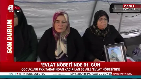 Evlat nöbetinde 61. gün! Diyarbakır Anneleri'nin HDP önündeki evlat nöbeti devem ediyor...