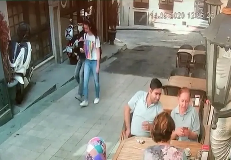 Taksim'de sokakta yürüyen genç kız, neye uğradığını şaşırdı!