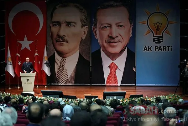 AK Parti toplantısnıda renkli anlar