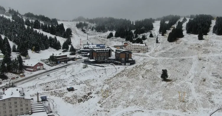 Uludağ özlediği kara kavuştu