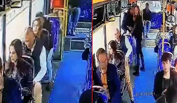 Otobüste üniversiteli kıza taciz! Çığlık çığlığa yardım istedi: Vücuduma dokunarak…