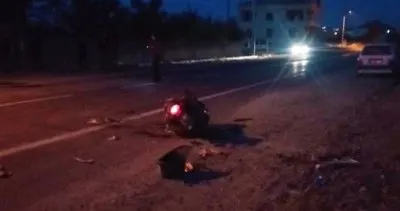 Motosiklet ile minibüs çarpıştı: 1 ölü #aksaray