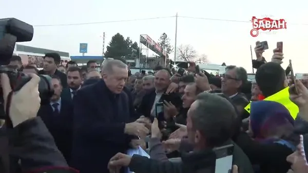 Cumhurbaşkanı Erdoğan, Doğanşehir'de konteyner kenti ziyaret etti | Video