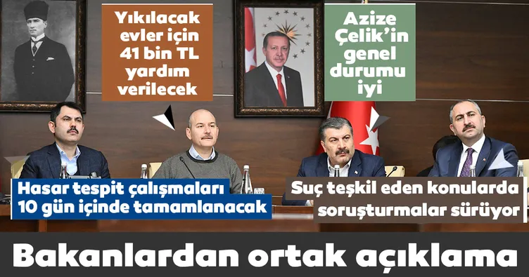 Son dakika: 4 Bakandan ortak açıklama