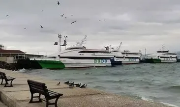 Deniz ulaşımına fırtına engeli! BUDO seferleri iptal edildi #bursa
