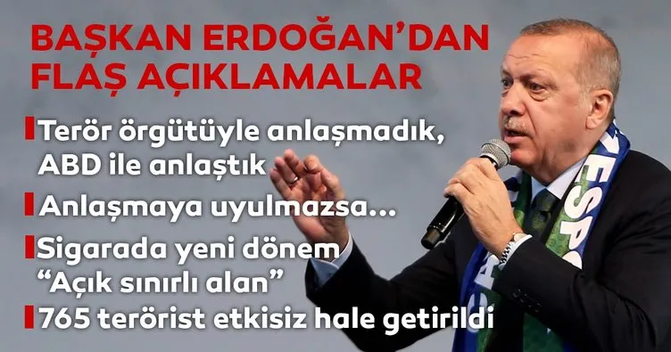 Son dakika: Sigarada yeni dönem Açık sınırlı alan  Başkan Erdoğan İstanbul’da konuştu!