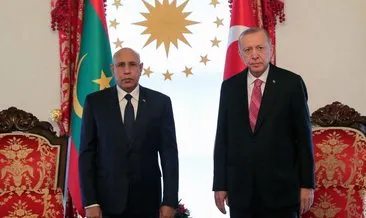 Başkan Erdoğan Moritanya Cumhurbaşkanı ile görüştü